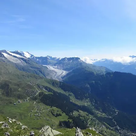 Appartement Haus Bachhues - Mit Balkon Und Bergsicht Blatten bei Naters