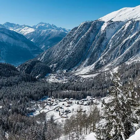 Haus Bachhues - Mit Balkon Und Bergsicht Daire Blatten bei Naters